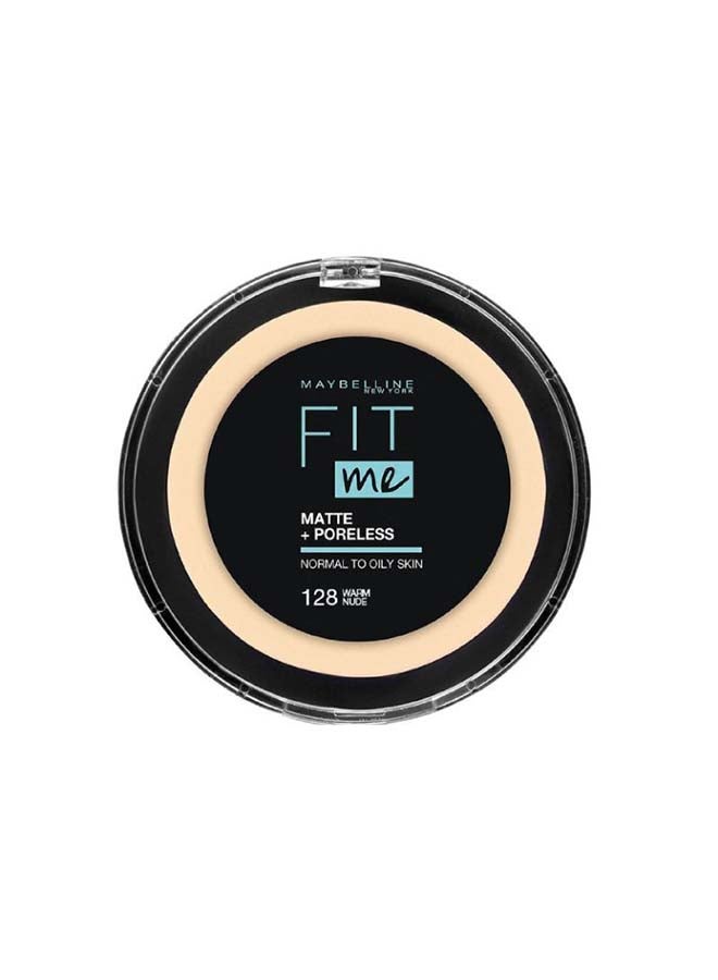 MAYBELLINE NEW YORK Fit Me Matte & Poreless Powder 128 Warm Nude  - Image 1