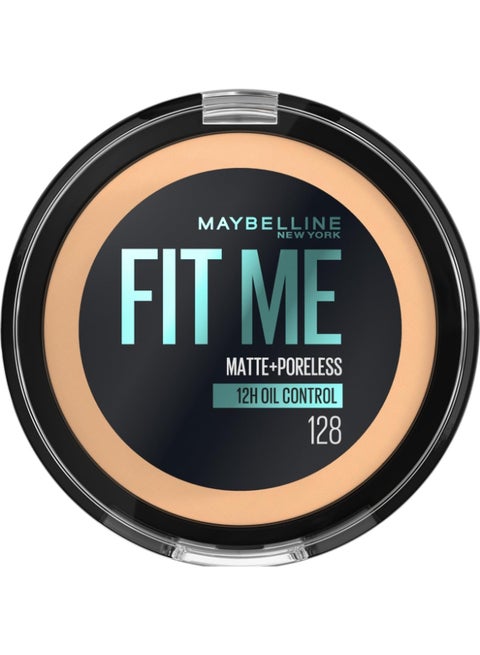 بودرة فيت مي مات آند بورلس 128 بيج فاتح دافئ