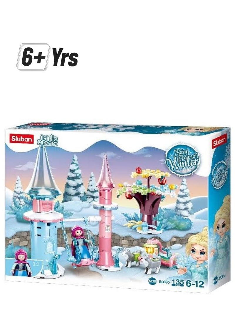 Sluban M38-B0895 135-Piece Girl's Dream Snow Swing 135 6+ Years - Image 1