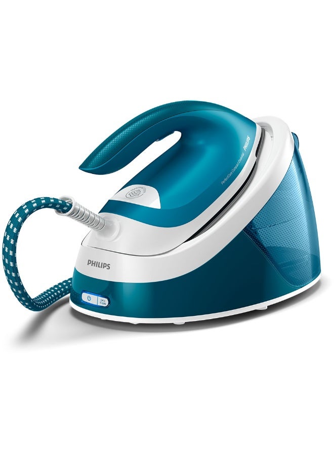 Philips PerfectCare Compact Essential Steam Generator Iron - 2400W, 120g/min Continuous Steam, 1.3L, OptimalTEMP Technology, Blue/White - GC6815/26 1.3 L 2400 W GC6815/26 Blue/White - Image 2