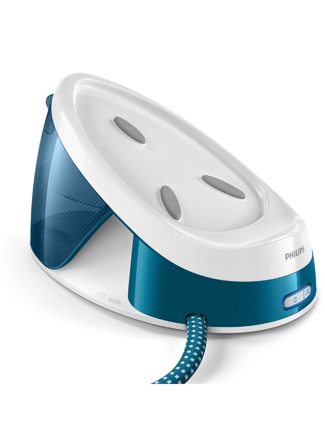 Philips PerfectCare Compact Essential Steam Generator Iron - 2400W, 120g/min Continuous Steam, 1.3L, OptimalTEMP Technology, Blue/White - GC6815/26 1.3 L 2400 W GC6815/26 Blue/White - Image 4