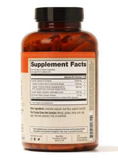 NatureWise Curcumin Turmeric Plus Ginger & BioPerine* 180 Vegan Capsules  - Image 2