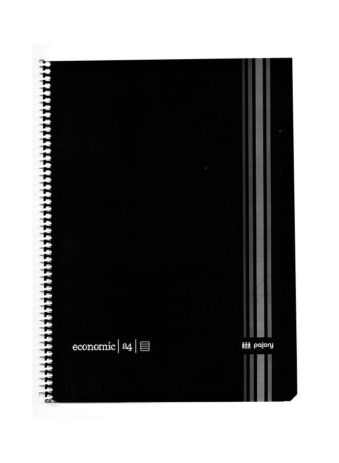 ماكسي دفتر ملاحظات بسلك مقاس A4 مكون من 80 ورقة متعدد الألوان - Image 1