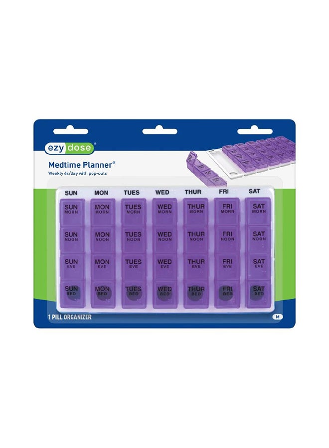 Apothecary Ezy Dose Weekly / One-Day-At-A-Time Medication Organizer - Assorted - Image 3