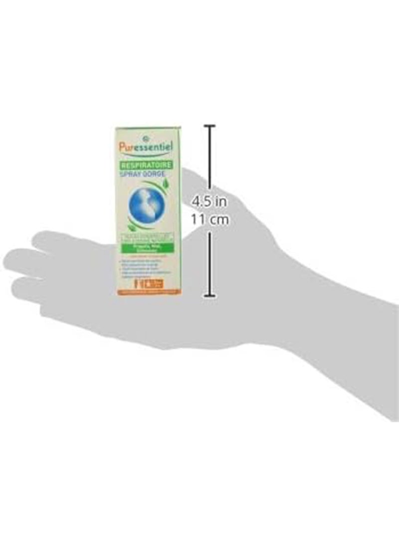 Puressentiel Respiratory Throat Spray Infused With Propolis, Echinacea, Honey And Essential Oils Active Ingredient 100% Natural Origin 7 Yrs And Above 15Ml - Image 2