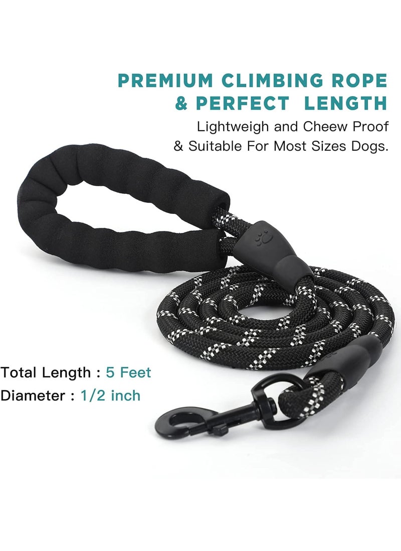 Mumoo Bear Strong Dog Leash With Comfortable Padded Handle Black 200grams - Image 4