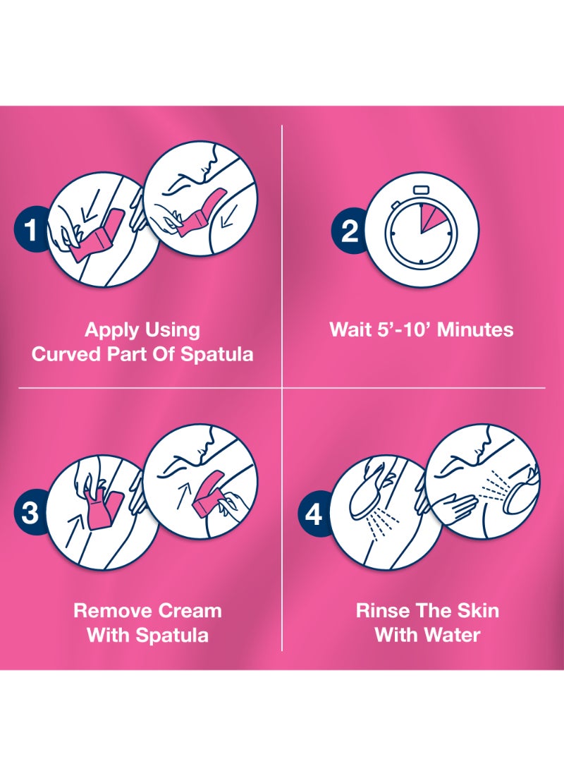 Veet Hair Removal Cream For Sensitive Skin, 100ml Pack Of 2  - Image 5