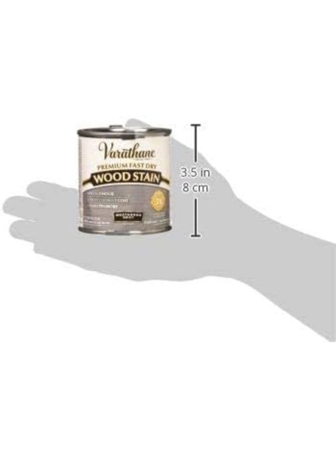 Rust-Oleum 269398 Varathane Fast Dry Wood Stain Weathered Gray 237ml  (Pack Of 1) Weathered Gray 237ml - Image 2