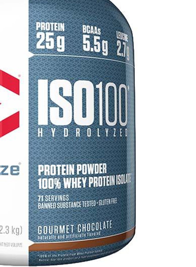 Dymatize Iso 100 Gourmet Chocolate 5 Lbs - Image 4