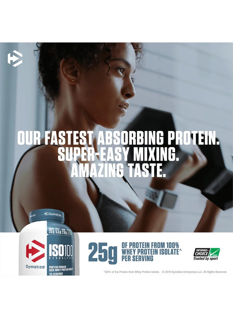 Dymatize - ISO 100 Gourmet Vanilla 5 lbs 76 Servings - Image 1