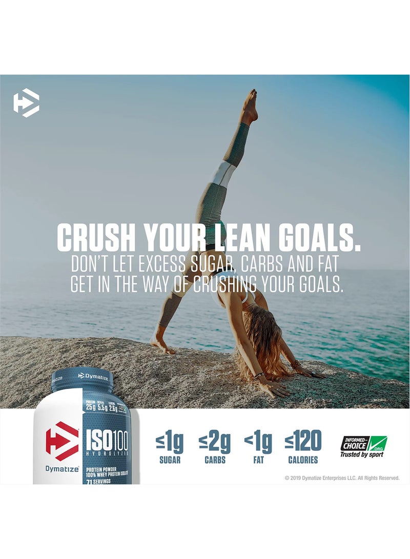Dymatize - ISO 100 Gourmet Vanilla 5 lbs 76 Servings - Image 1