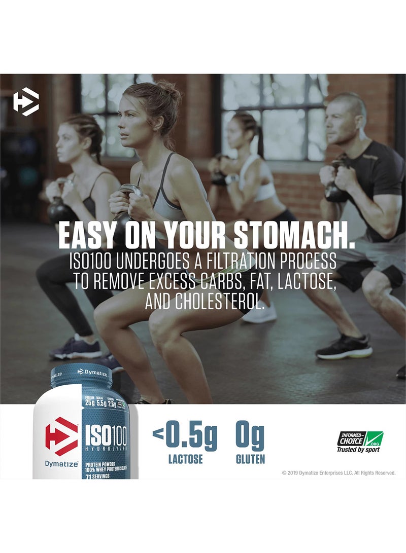 Dymatize - ISO 100 Gourmet Vanilla 5 lbs 76 Servings - Image 1