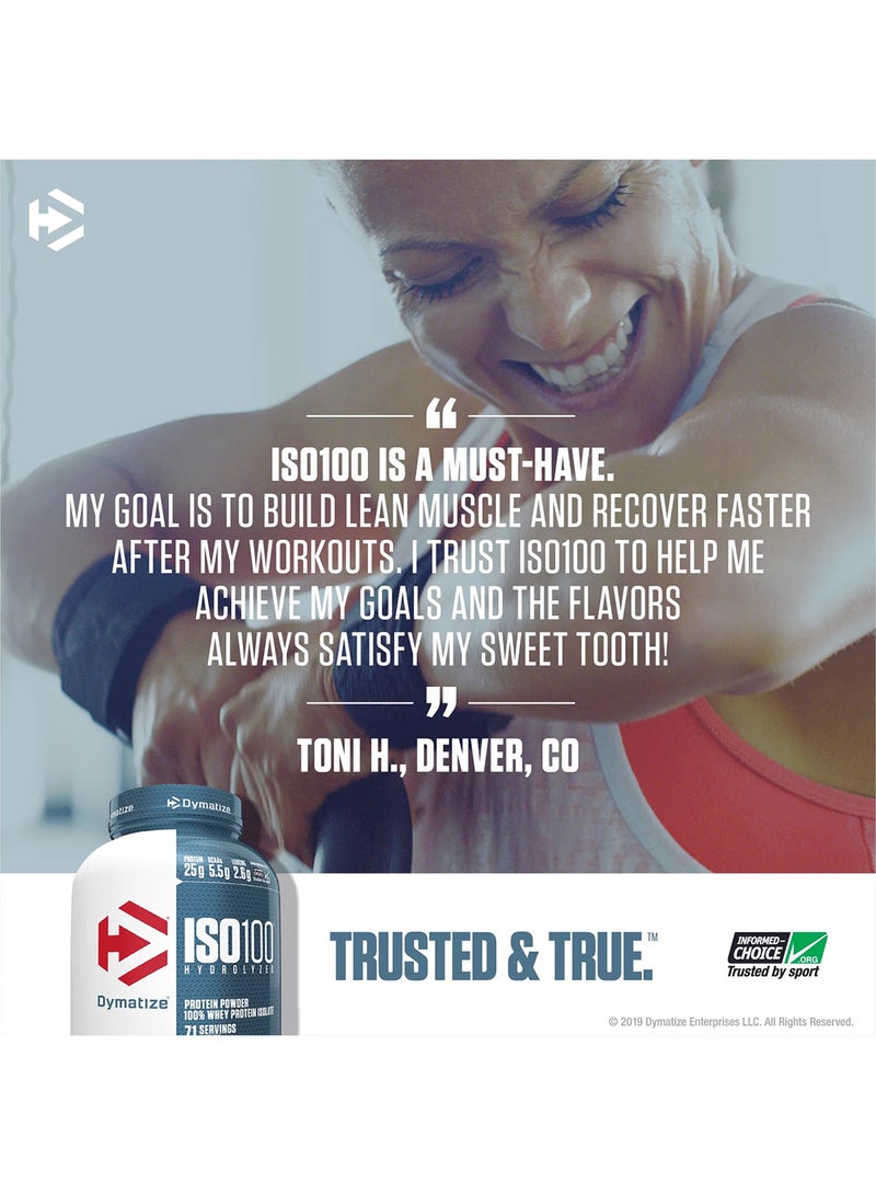 Dymatize ISO 100 Gourmet Vanilla 5 lbs 76 Servings - Image 5