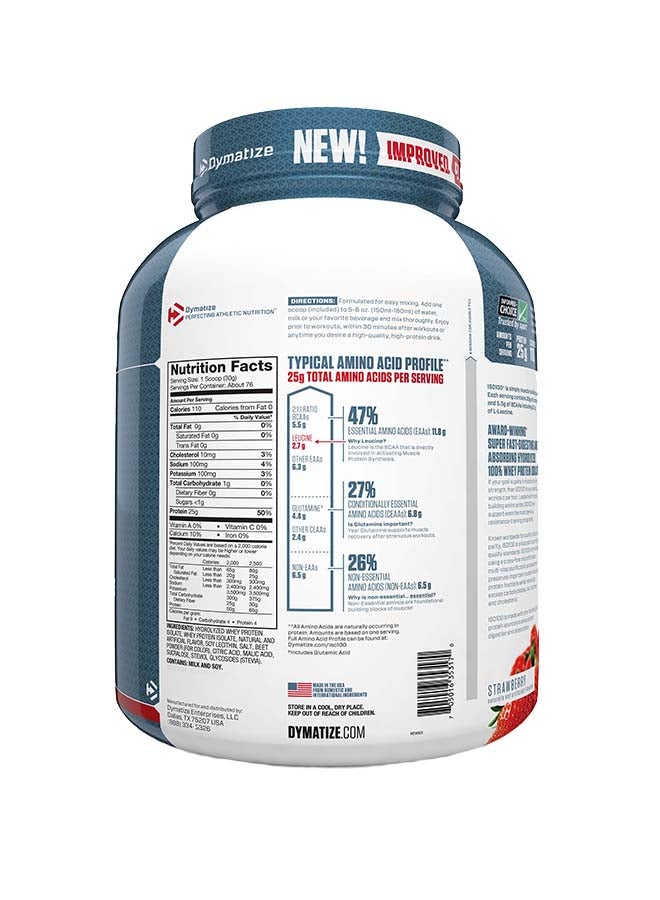 Iso 100 Strawberry 5 Lbs