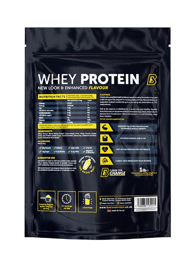 Basix Whey Protein Chocolate Chunk 1Lb - Image 2