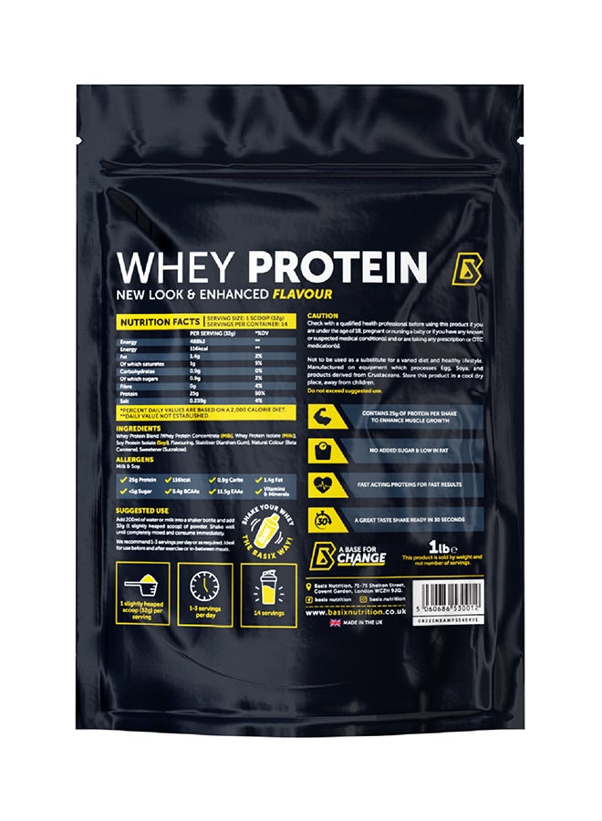 Basix - Whey Protein Strawberry Swirl 1Lb - Image 1