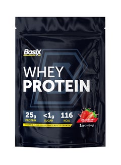 Basix Whey Protein Strawberry Swirl 1Lb  - Image 1
