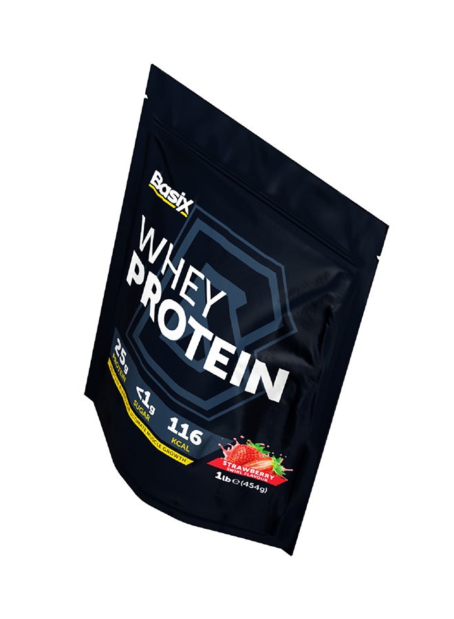 Basix - Whey Protein Strawberry Swirl 1Lb - Image 1