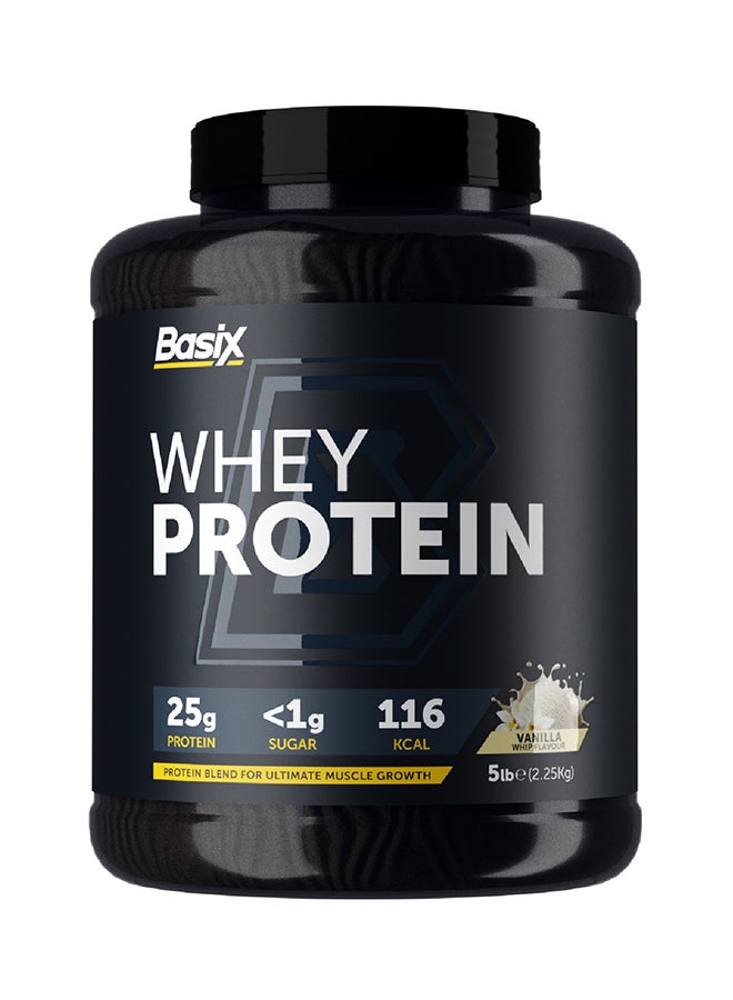 Basix - Basix Whey Protein Vanilla Whip 5lb - Image 1