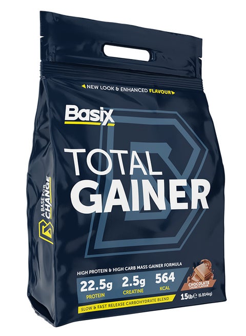 Total Gainer High Protein & High Carb Mass Gainer Formula Chocolate Chunk 15 LB.