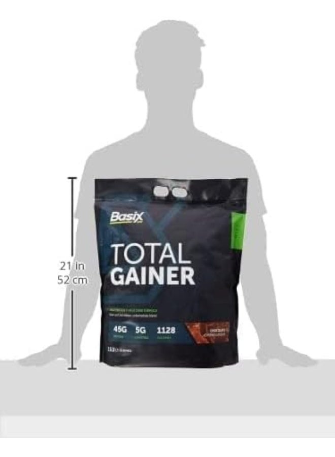 Basix - Total Gainer Vanilla Whip 15 Lb - Image 1