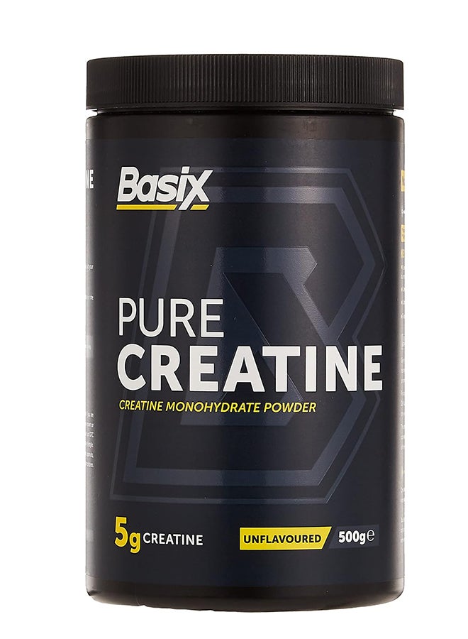 Basix Pure Creatine Unflavored 500 Gm - Image 1