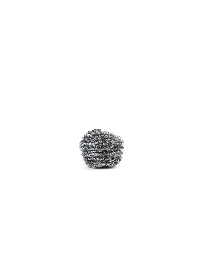 Scotch Brite Stainless Steel Metal Spiral Scrubber AISI430, Scouring pad, Ideal for Cast Iron Pans, Powerful Scrubbing for Stubborn Messes. 15gr each. 12 units/pack Multicolour - Image 2