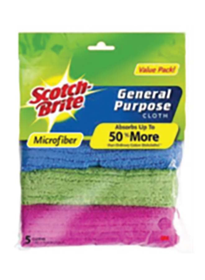 Scotch Brite Microfiber General Purpose Cleaning Cloth Multicolour  - Image 1