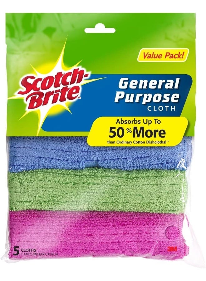 Microfiber General Purpose Cleaning Cloth Multicolour - pnsku/N48972583A/45/_/1732205005/19147c59-955f-4dba-9eb8-44a590c7b69f