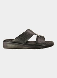 barjeel uno Casual Arabic Sandals Black  - Image 1