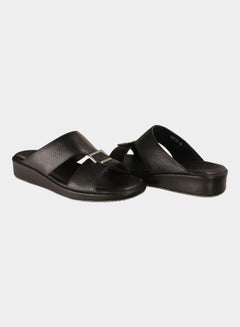 barjeel uno Casual Arabic Sandals Black  - Image 3