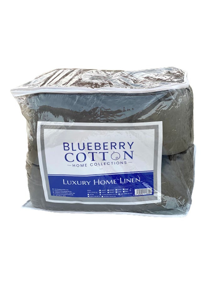 Blueberry - Luxury Body Pregnancy Pillow Back Pain Support With Soft Cover - Jumbo Size Velvet Grey 130 x 70cm - Image 1