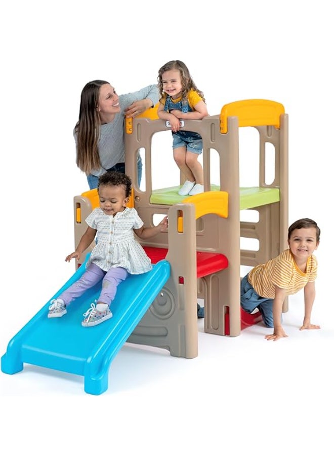 SIMPLAY3 Young Explorers Adventure Climber - Indoor Outdoor Crawl Climb Drive Slide, Year-Round Playset for Children - Image 3