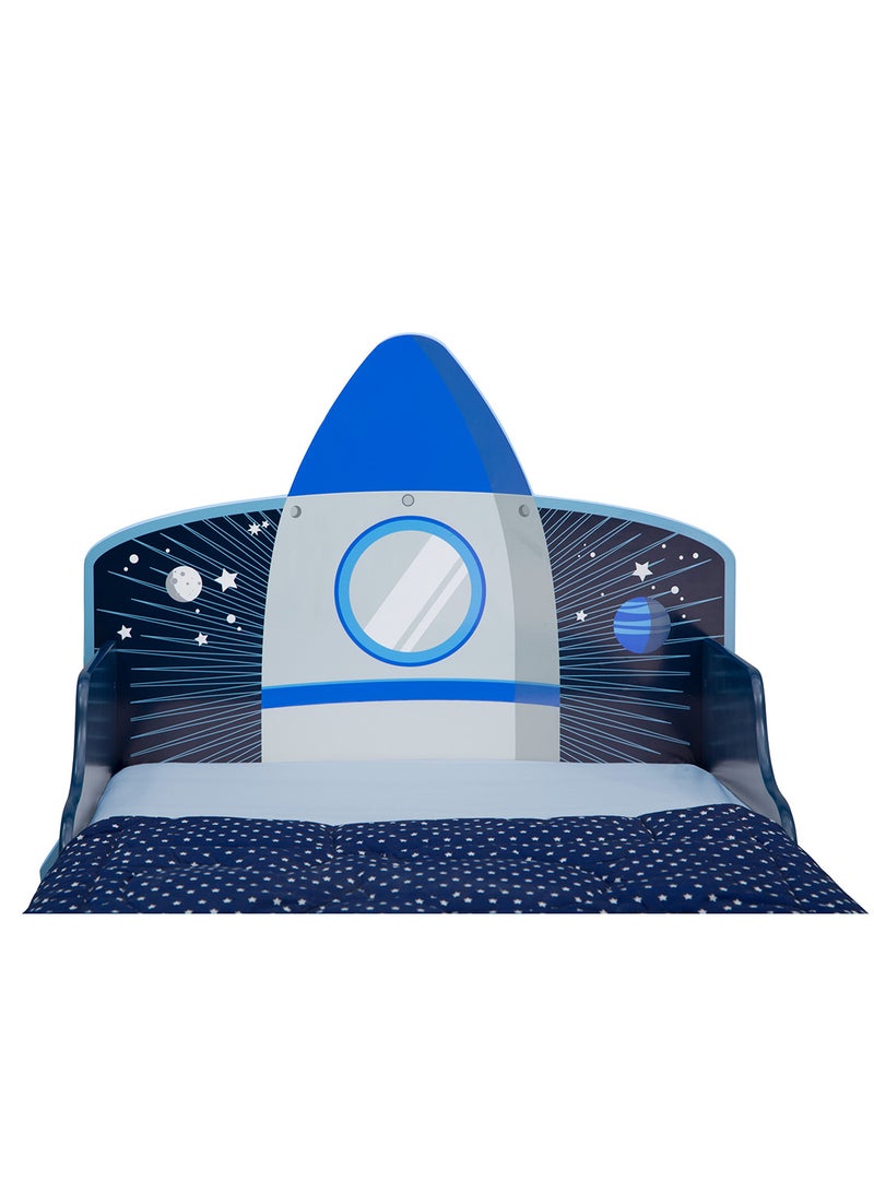 Delta CHILDREN Space Adventures Rocket Ship Wood Toddler Bed  - Image 4
