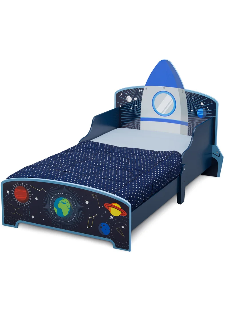 Delta CHILDREN Space Adventures Rocket Ship Wood Toddler Bed