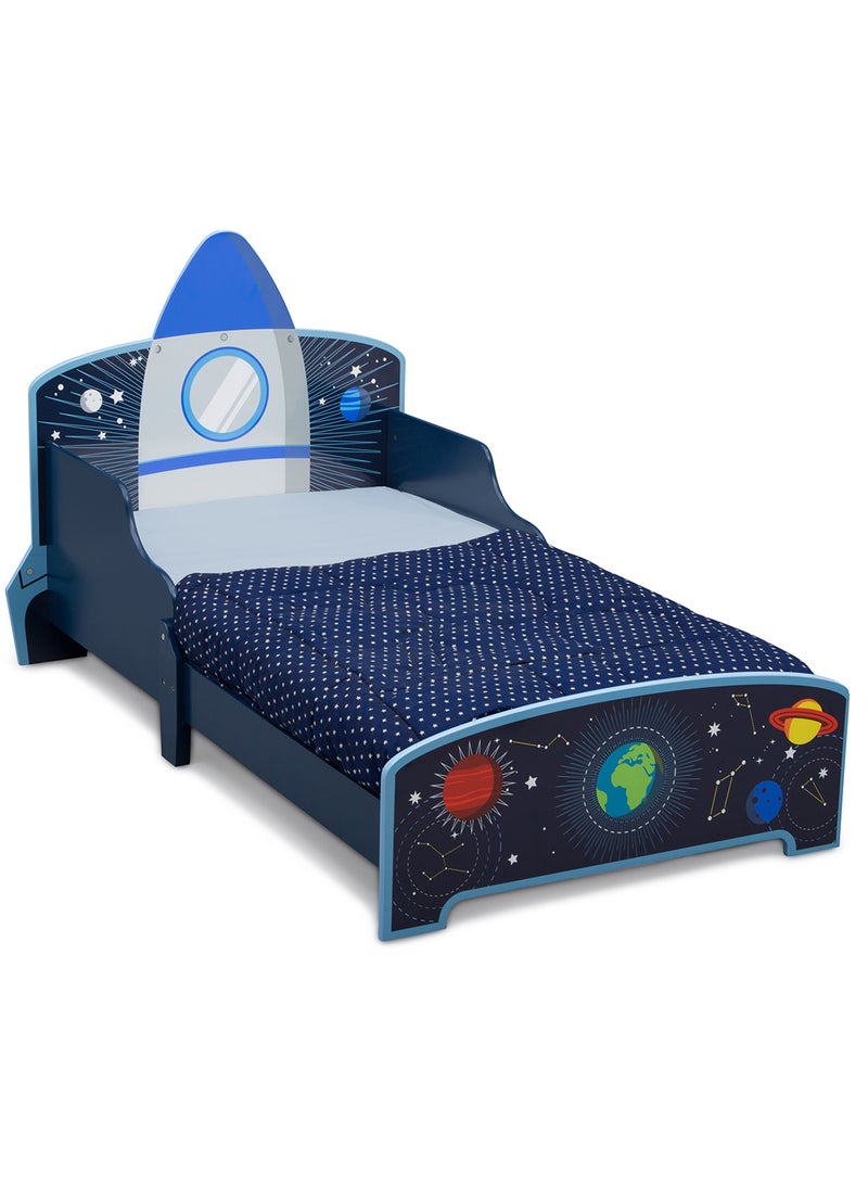 Delta CHILDREN Space Adventures Rocket Ship Wood Toddler Bed  - Image 3