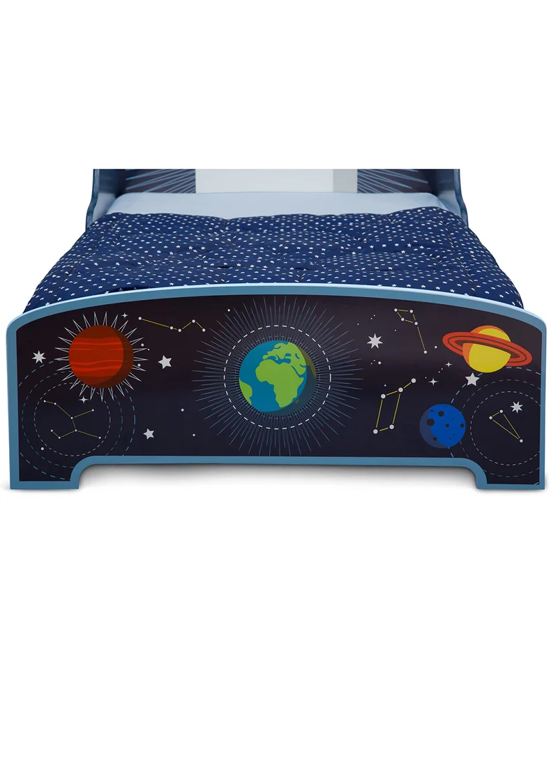 Delta CHILDREN Space Adventures Rocket Ship Wood Toddler Bed
