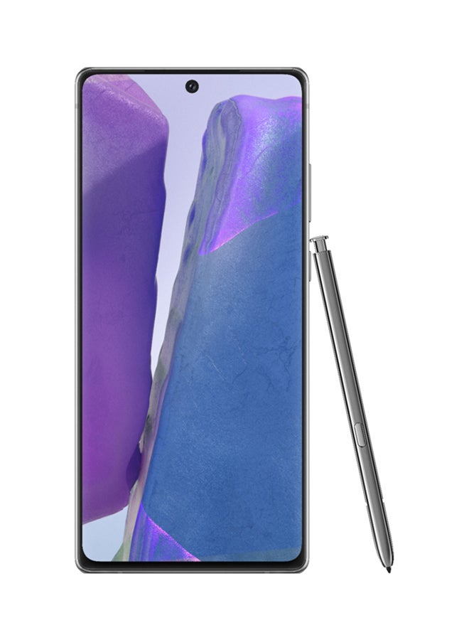 سامسونج هاتف جالاكسي نوت 20 5G بذاكرة داخلية 128 جيجابايت + ذاكرة رام 8 جيجابايت (شريحة واحدة) بلون رمادي ميستيك - Image 1