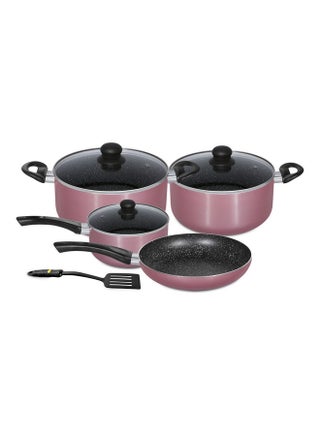 8-Piece Marble Aluminium Coating Cookware Set Pink 24x12x24cm - pnsku/N49063720A/45/_/1739788314/cb25d1e7-845e-4b99-b31c-67d6977a6730
