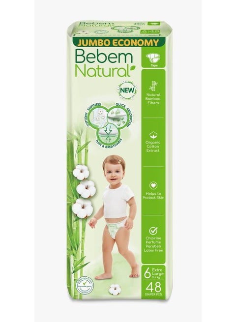 48 Piece- Jumbo Economy Baby Diaper 16kg+