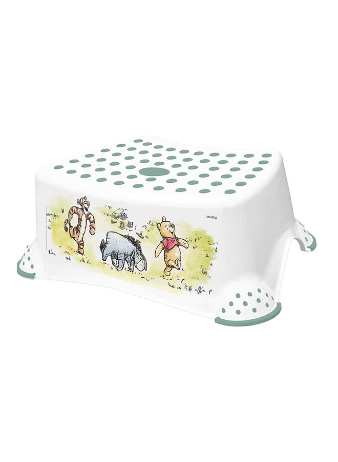 keeeper Disney Step Stool With Anti-Slip Function, Winnie The Pooh - White 