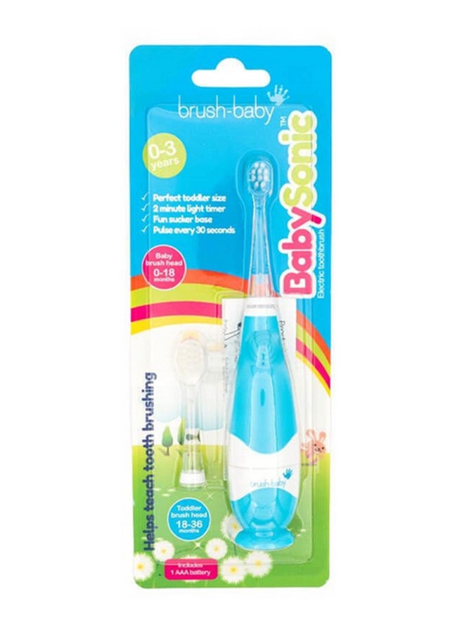 brush-baby Baby Sonic Electric Toothbrush 0-3 Yrs  - Assorted Colours  - Image 3