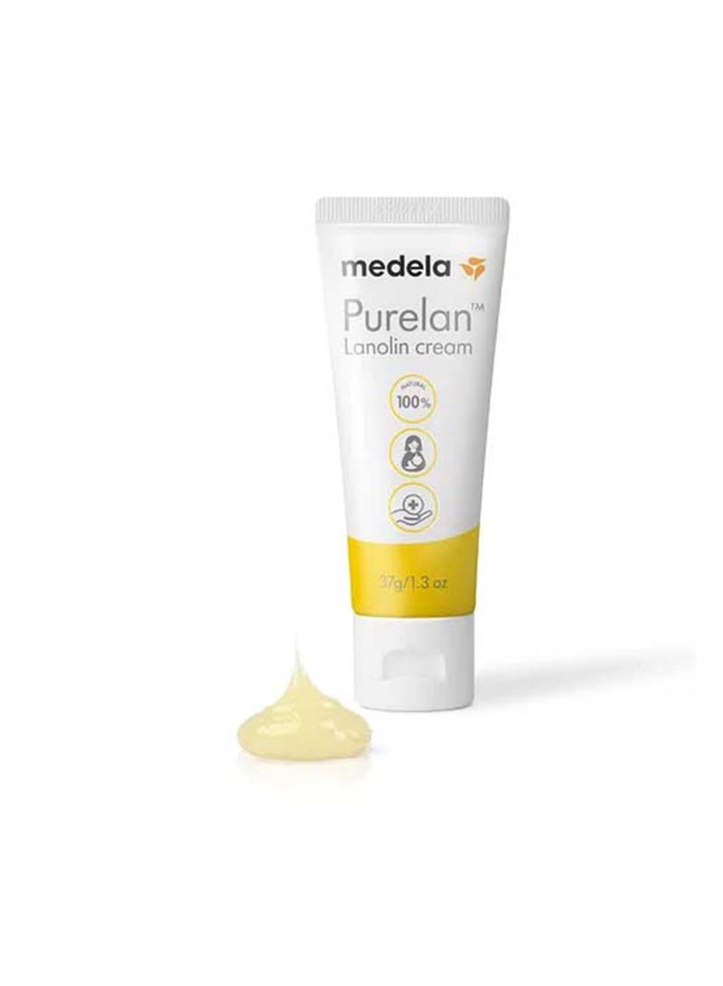 Medela - Purelan 37G Lanolin Cream - Fast Relief For Sore And Dry Skin, 100% Natural, Hypoallergenic, Dermatologically And Free From Fragrance - Image 1