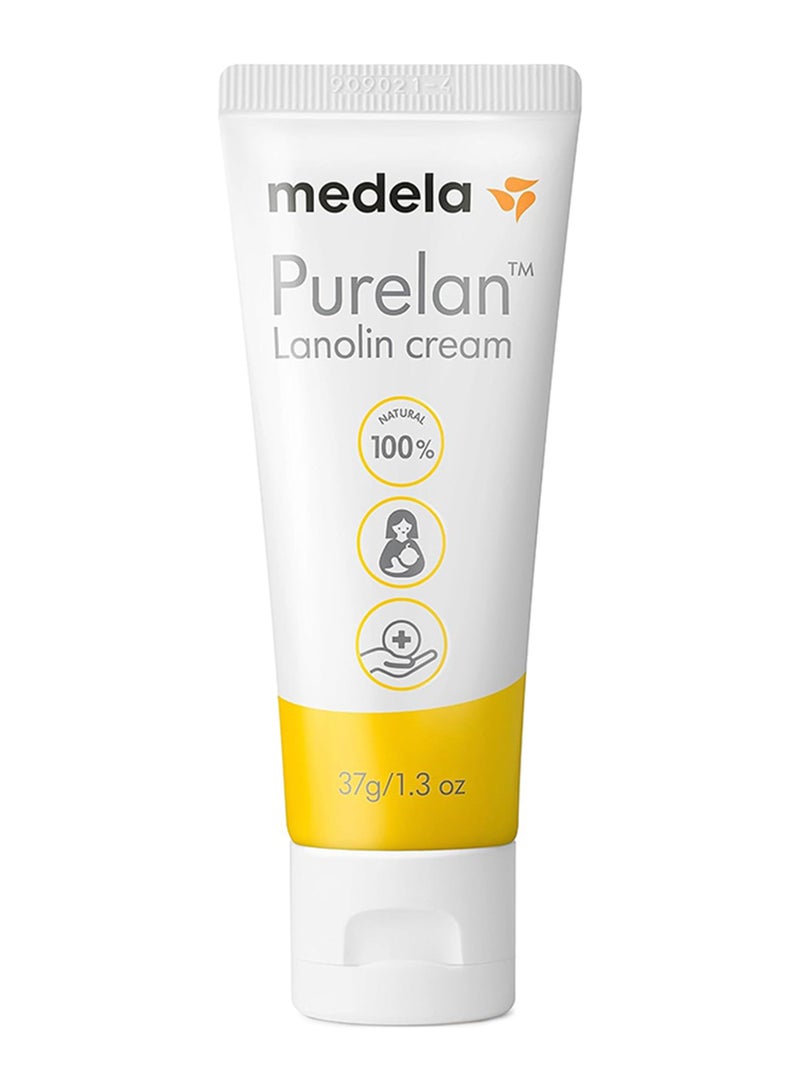 Medela - Purelan 37G Lanolin Cream - Fast Relief For Sore And Dry Skin, 100% Natural, Hypoallergenic, Dermatologically And Free From Fragrance - Image 1