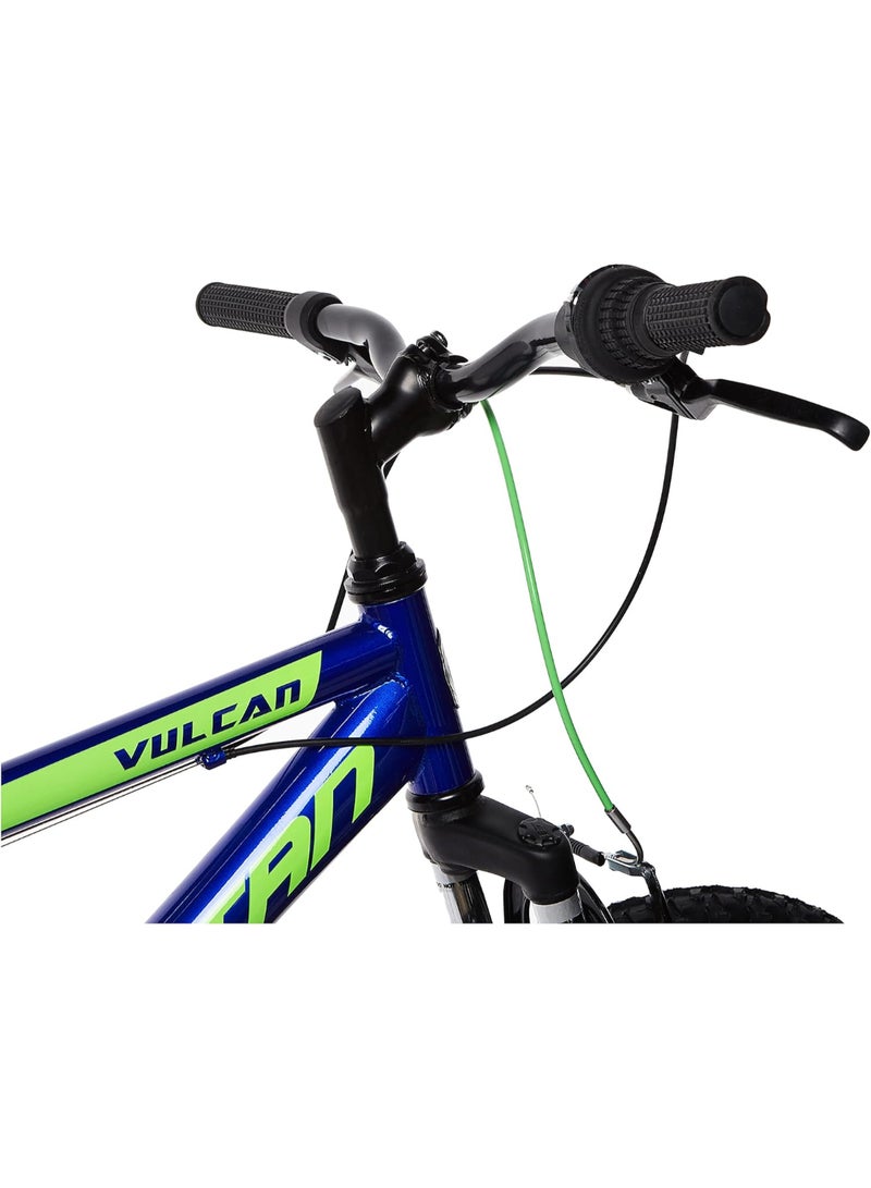 Spartan - Vulcan Mountain Bike with Shimano Shifter | 20 inch wheel size | 7 speed Shimano gear | For teens| Blue 116x20.5x57.5cm - Image 1