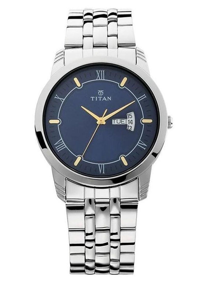 TITAN Men's Karishma Blue Dial Analog Watch   1774SM01 - Image 1