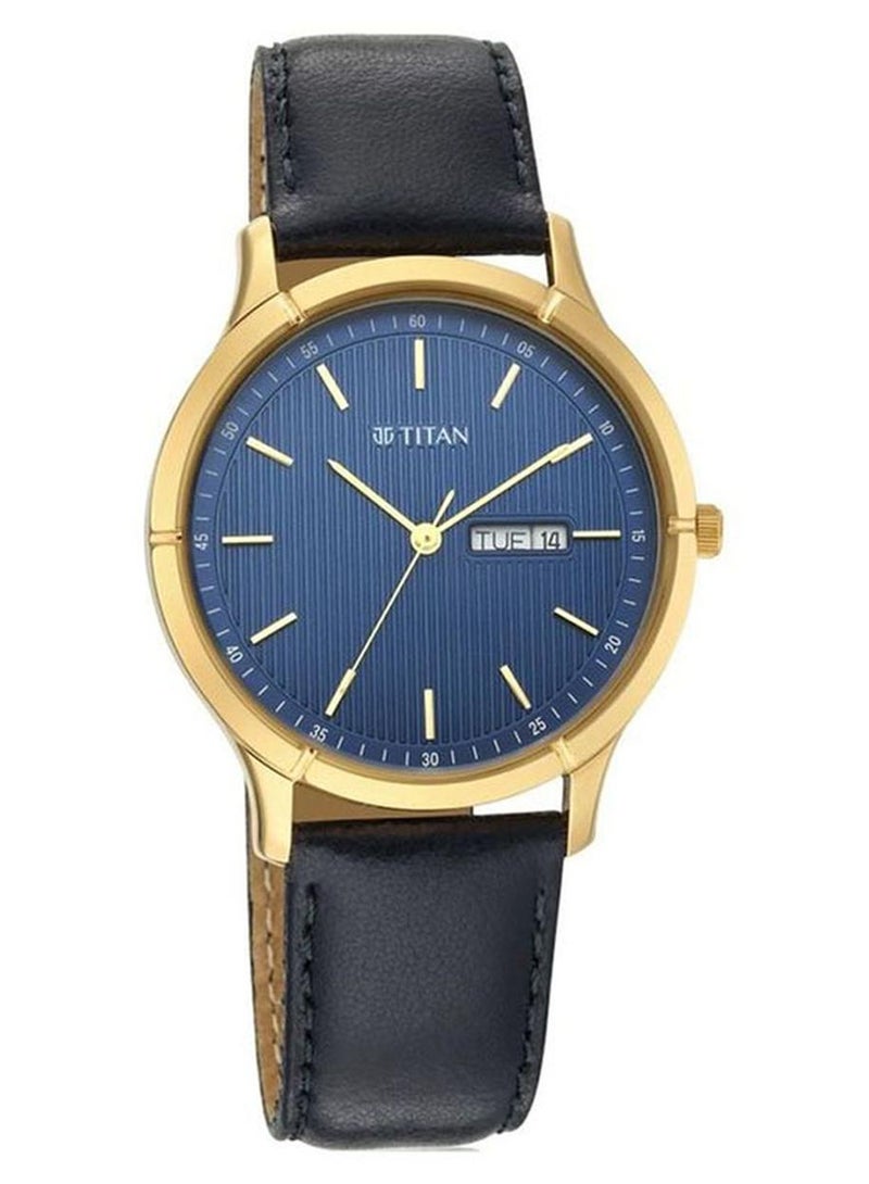 TITAN Men's Karishma Blue Dial Analog Watch   1775YL02 - Image 1