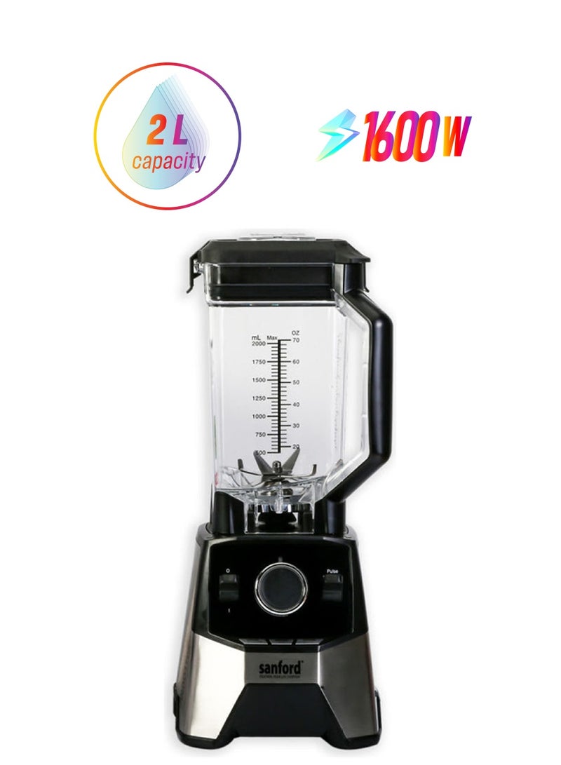 Sanford Professional Commercial Blender 2 L 1600 W SF6846CBR BS Black  - Image 1