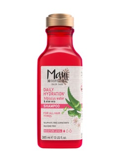 MAUI MOISTURE Lightweight Hydration + Hibiscus Water Shampoo For All Hair Types Golden 385ml  - Image 1