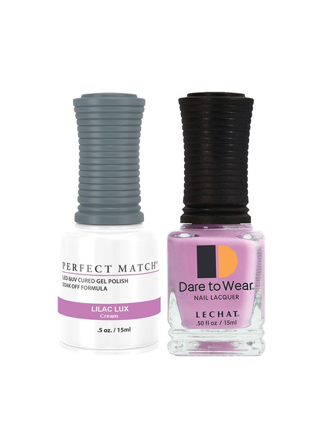 Lechat Soak Off Gel Nail Polish UV LED Gel Polish Vanilla Cream PMS281 Berry Sassy - Image 1